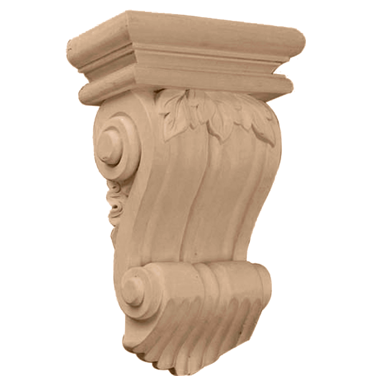 COR07X03X10TR Traditional Leaf Corbel